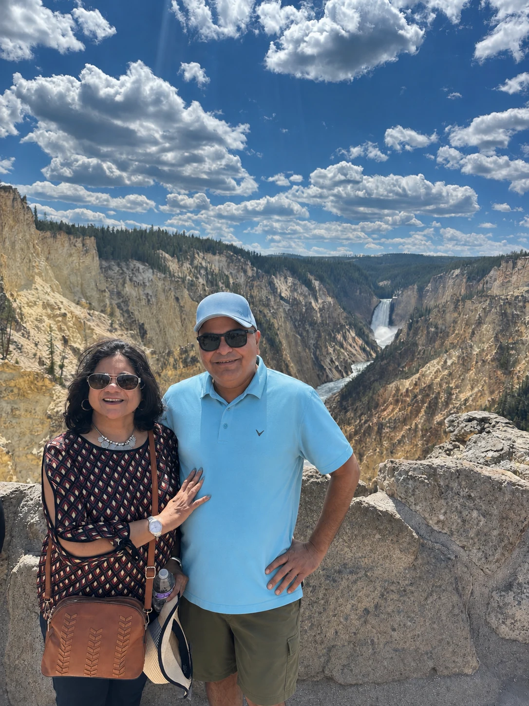 Dr. Gaurav Narang with family at a scenic overlook